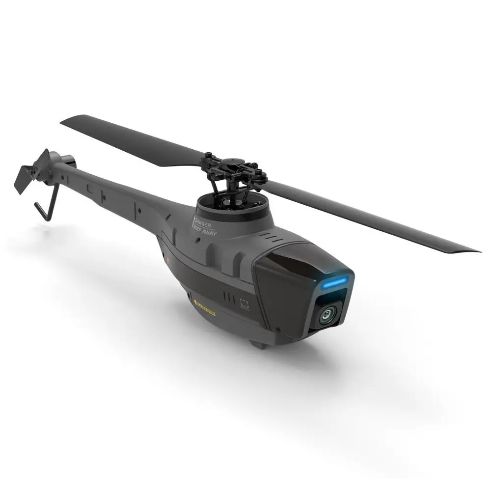Factory C128 RC Helicopter 4CH Single Propeller RC Plane Black Bee 1080P HD Aileron Less Aerial Photography 15Mins Flying Toys