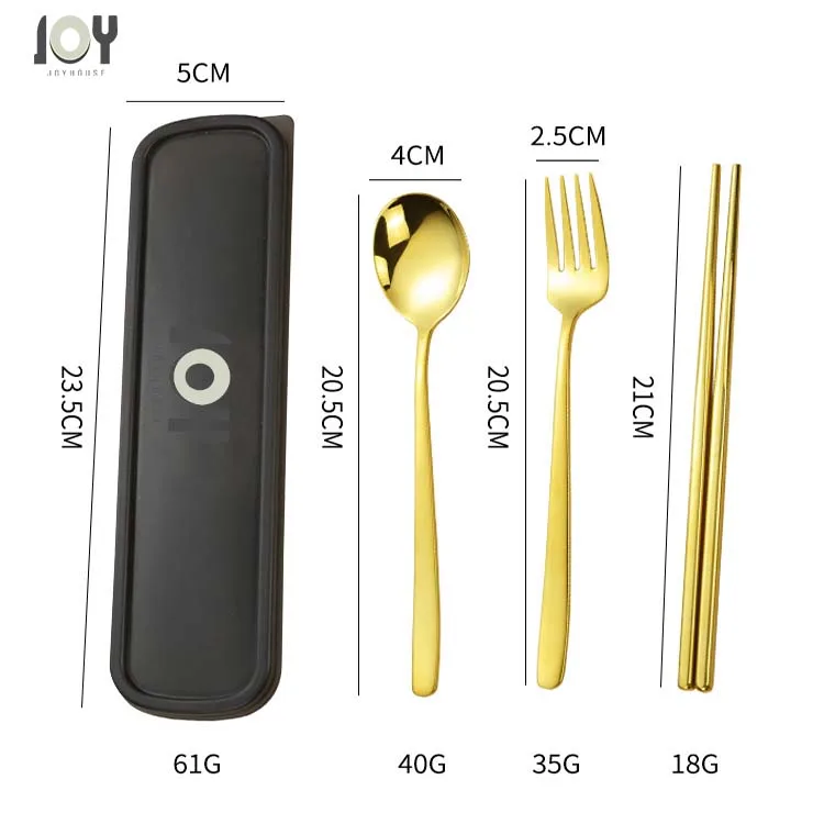 Stainless Steel SUS 304 Outdoor Camping Portable Travel Cutlery Set With  Chopsticks Straw Fork And Spoon In A Case - Buy Stainless Steel SUS 304  Outdoor Camping Portable Travel Cutlery Set With