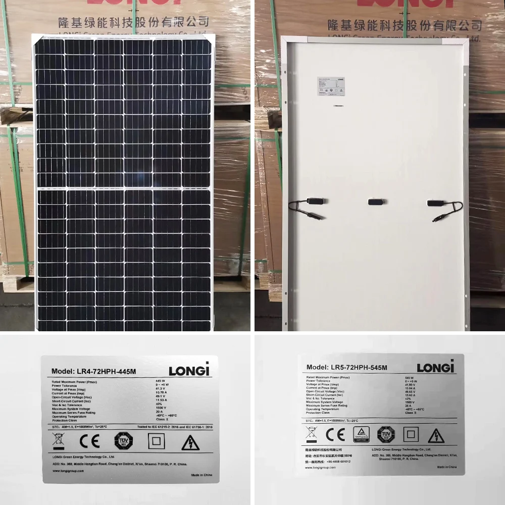 Longi Green Energy N Type All Black Solarpanel Lr5 54htb 415w 435 W 440w Hi Mo 6 Scientist Solar 3871