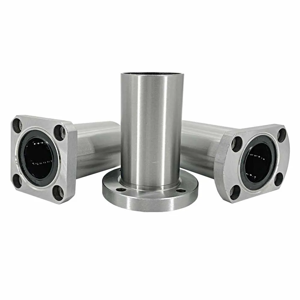 Smooth Movement for Engraving Machines Packaging Machinery LMK13UU 【??????】?????? ?????? Durable Little Frictional Resistance Practical Long Flange Bearing Flange Linear Motion Bearing