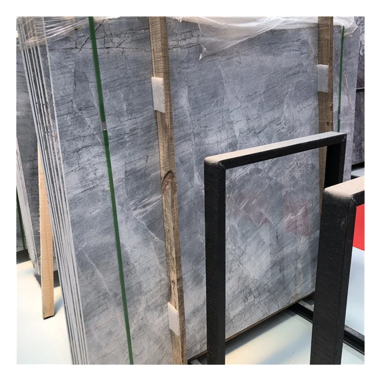 product indoor decoration grey marble black vein slab for villa living room flooring grey marble slabs-0