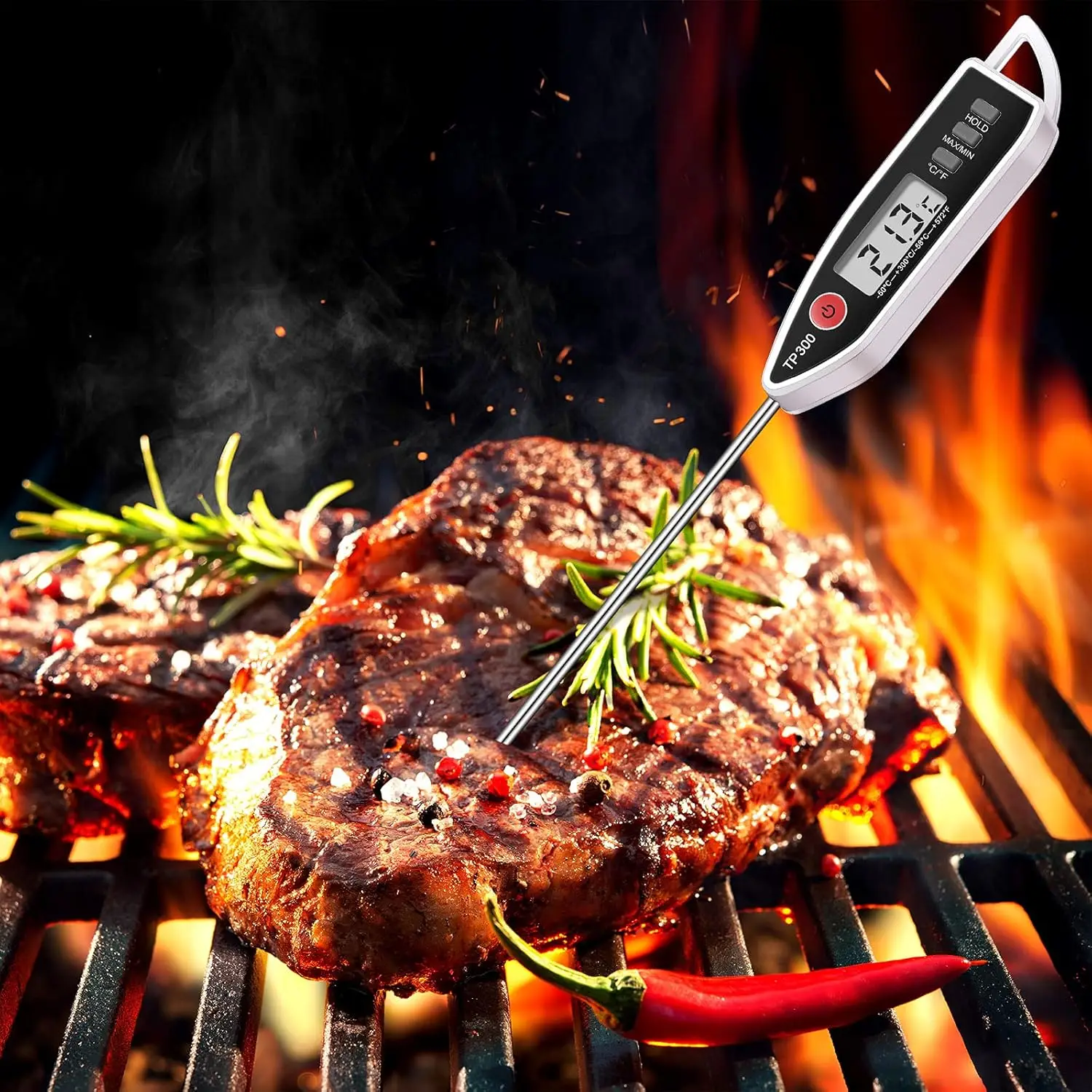 Newest TP300 Digital Kitchen Tools Meat Water Milk Cooking Food Probe BBQ Electronic Oven Thermometer