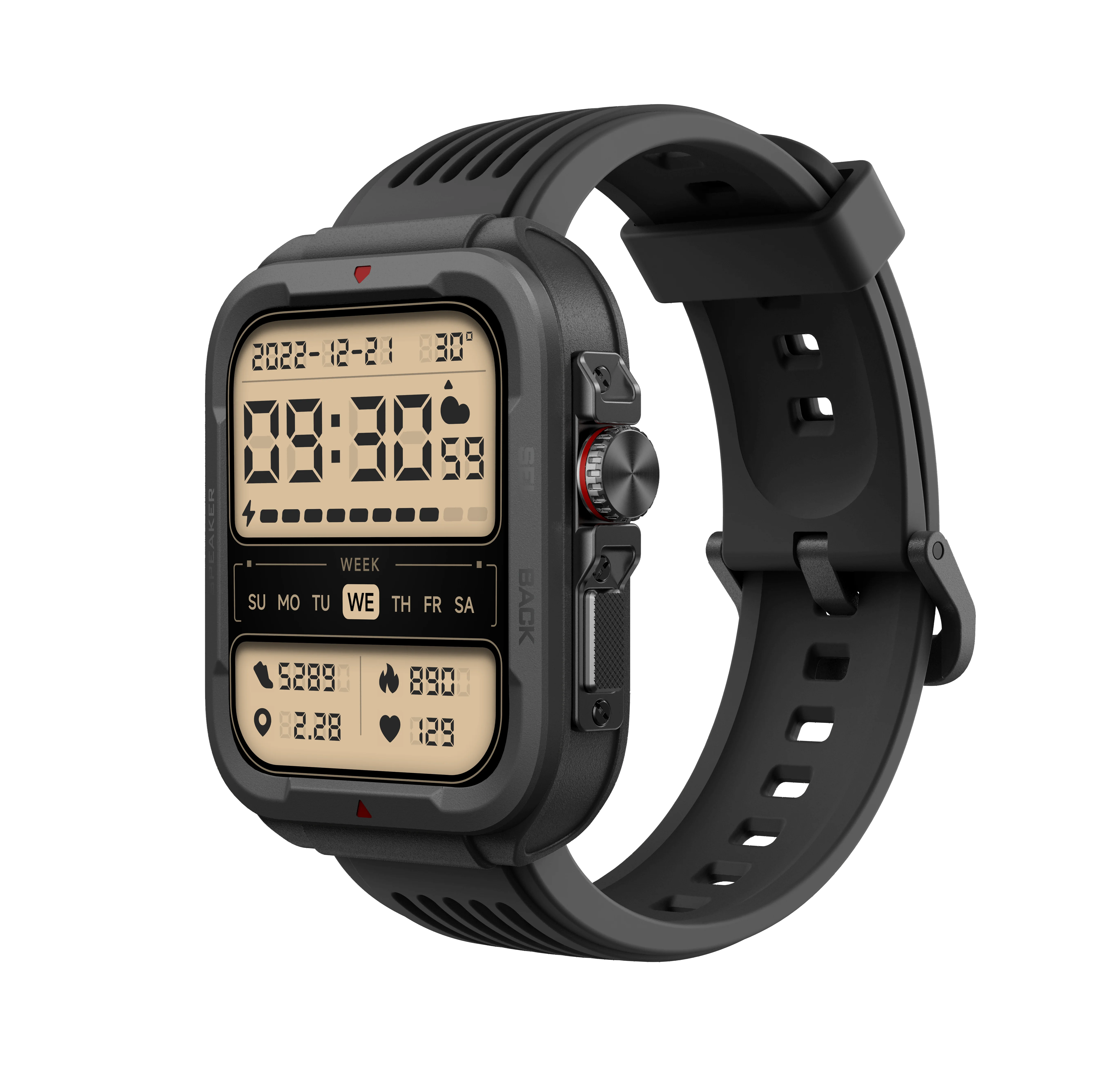 ID Sport01 Smart Watch Fitness Tracker with IP68 Waterproof