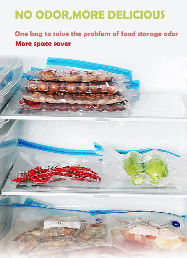 Large Vacuum Seal Food Storage Bag Set Sous Vide Bag Electric Pump Food