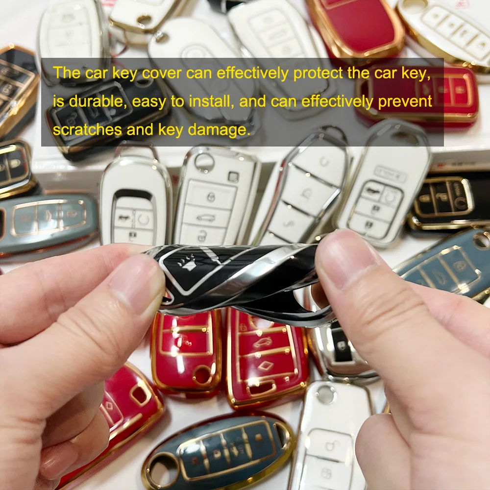 Innofit Personalization Car Key Cover TPU Fob Case Supplier for Infiniti Nissan Seat Skoda Fiat Dodge GENESIS Chrysler Dacia