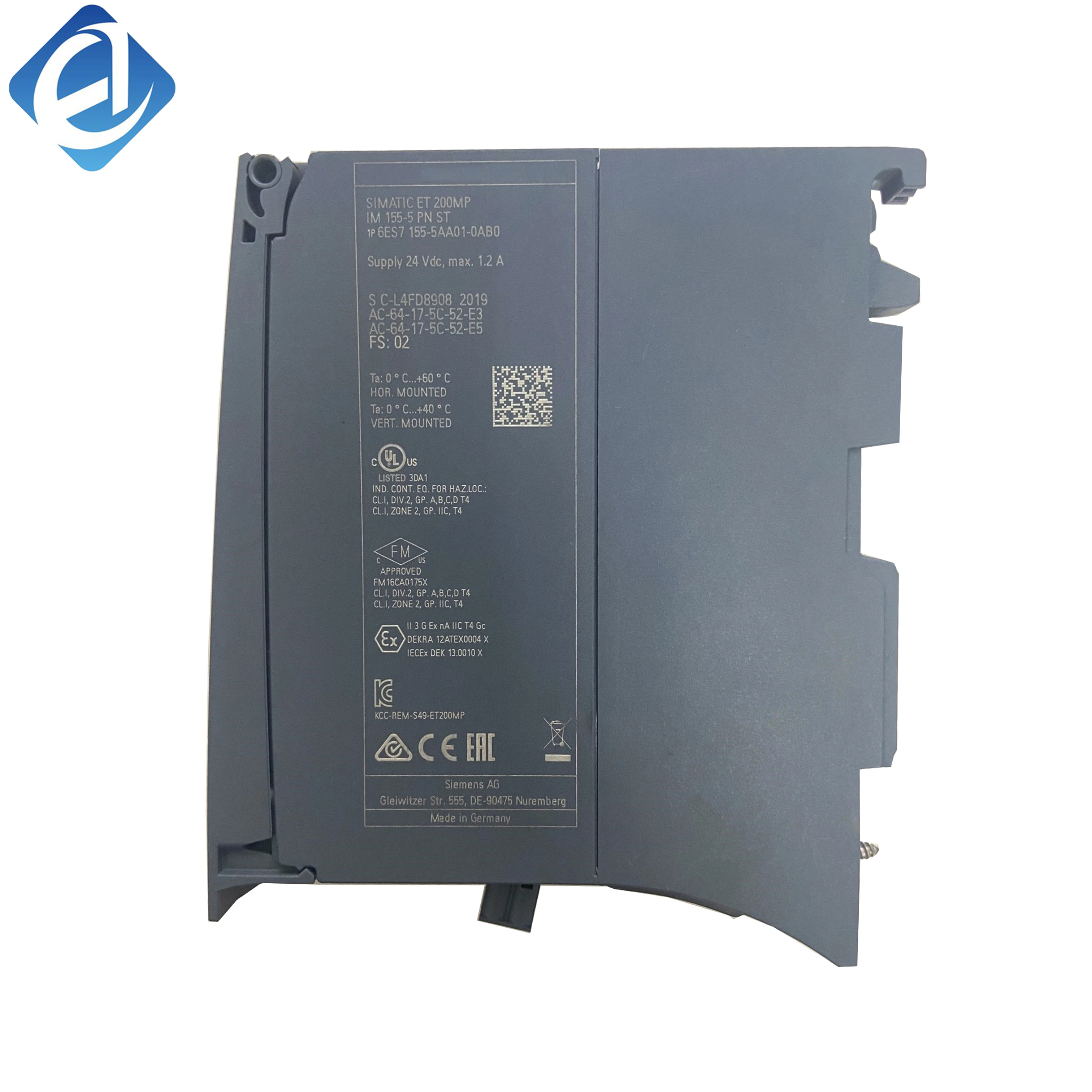 New Original 6ES7155-5AA01-0AB0  6ES7 155-5AA01-0AB0 SIMATIC ET 200MP PLC Module Stock in Warehouse