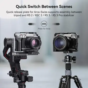 SmallRig X-T5 Camera Full Cage for FUJIFILM, Aluminum Alloy Camera Rig for Fujifilm XT5 With Shutter Button, Built-in QD Port detail image