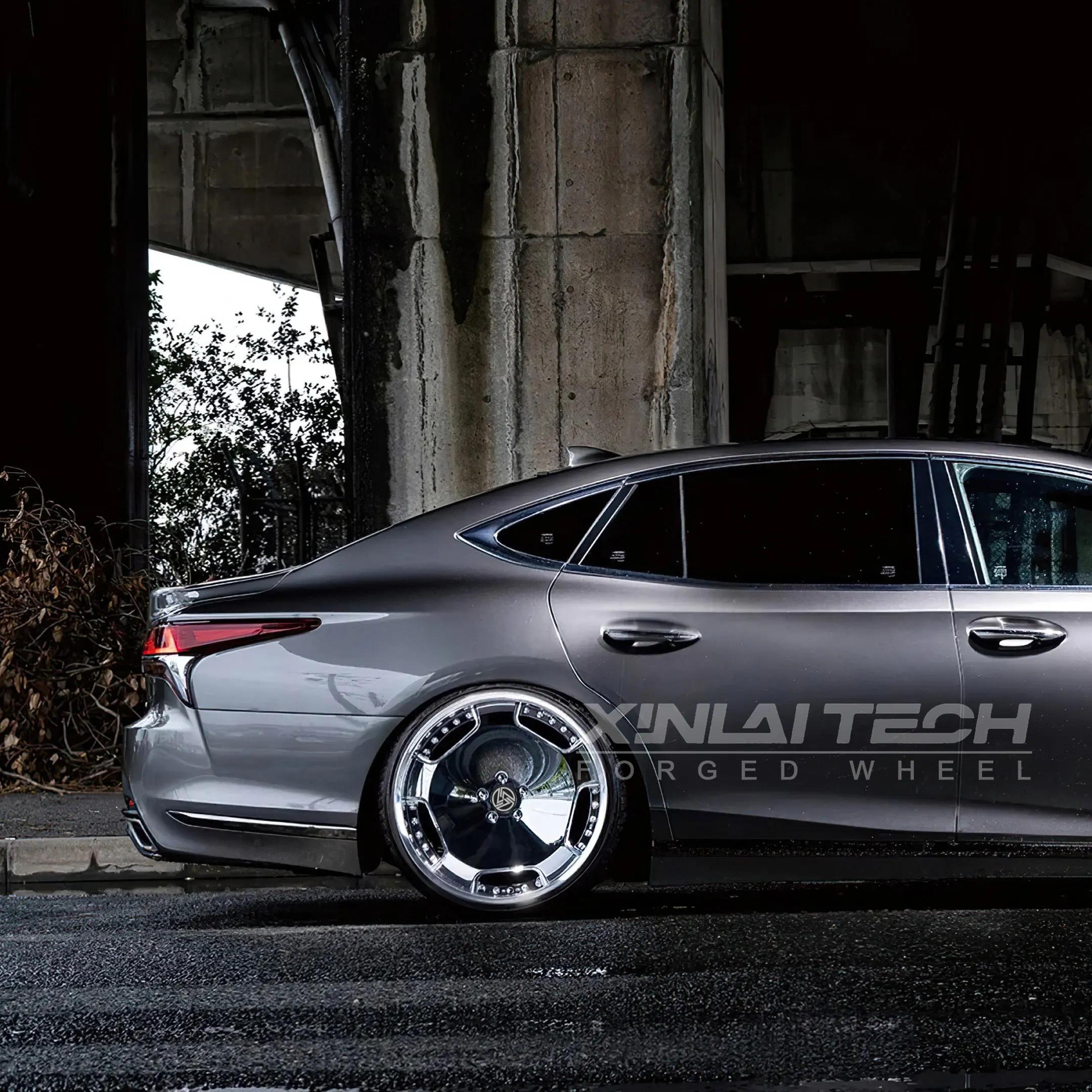 XL High Polished Custom 2 Piece Forged Wheels 5x112 5x114.3 5x120 Deep Dish Wheels 18 19 20 21 22 Inch Car Alloy Rims - Image 2