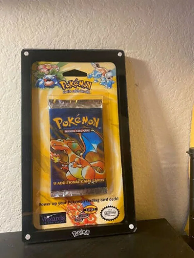 JIHONG Custom Acrylic Magnetic Display Case  Booster BLISTER Pack CASE Protective Used for Pokemon