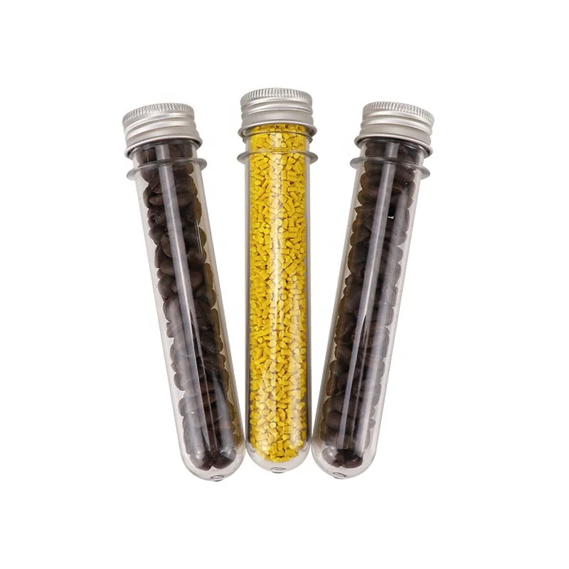 5ml 10ml 15ml 20ml 30ml 40ml 50ml Pet Plastic Pet Preform Test Tube With Aluminum Screw Cover