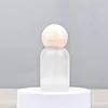 frosted bottle+white marble cover
