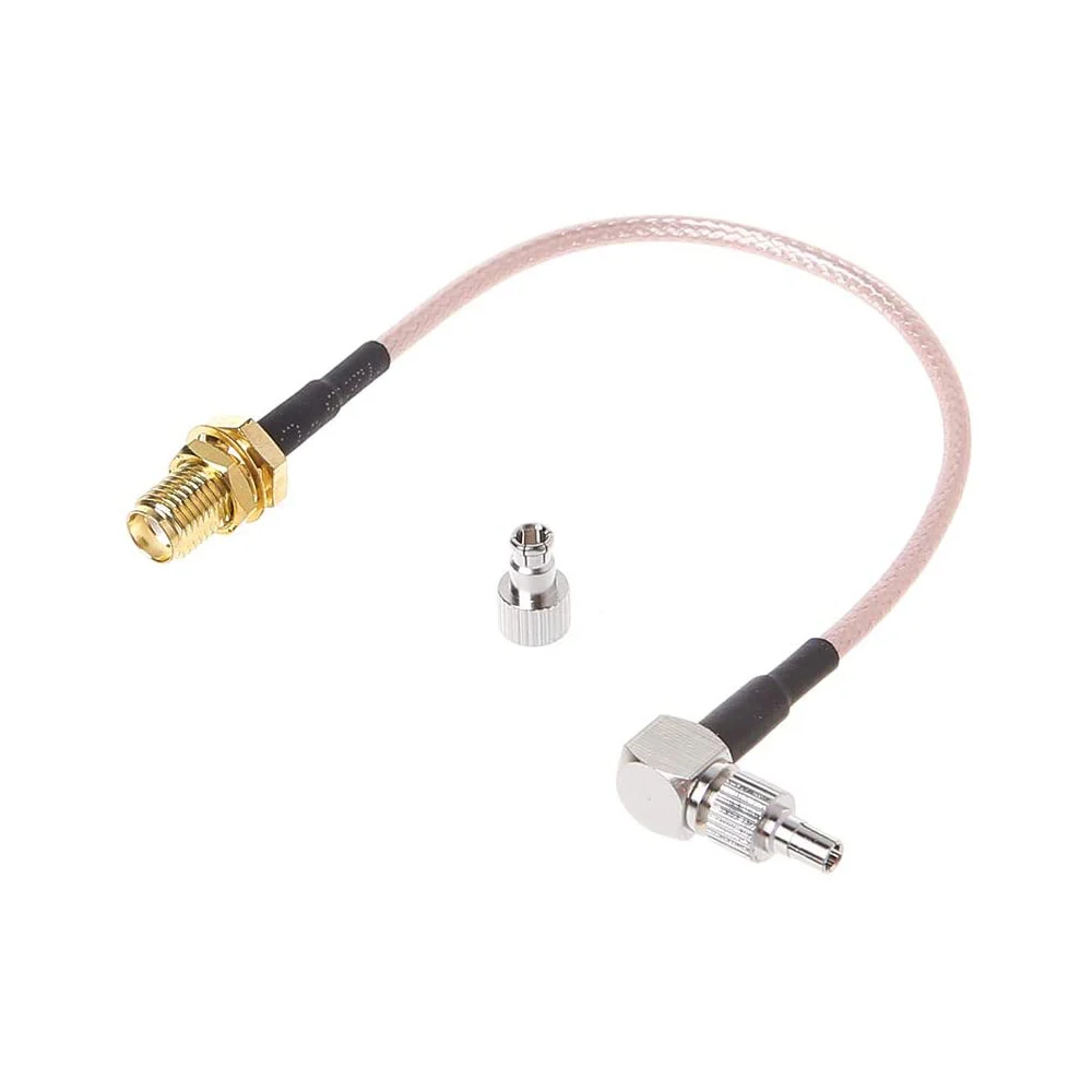 SMA Female to CRC9 Right Angle Connector RG316 Pigtail Cable 15cm 6" 