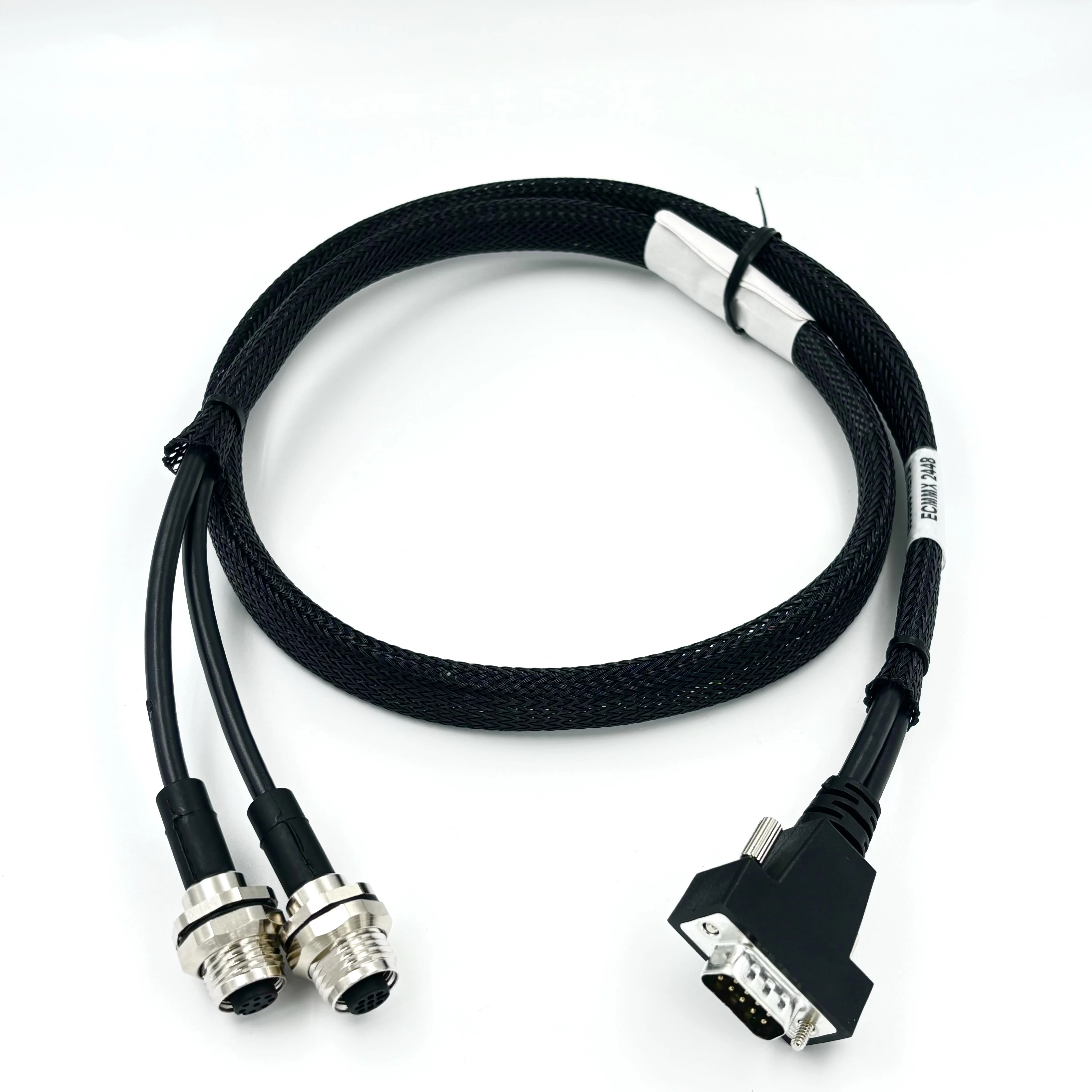 IP67 Waterproof M12 Male Sensor Connector 5/8 Pin Dual Specification PTFE Insulated Automotive Wiring Harness for Machines