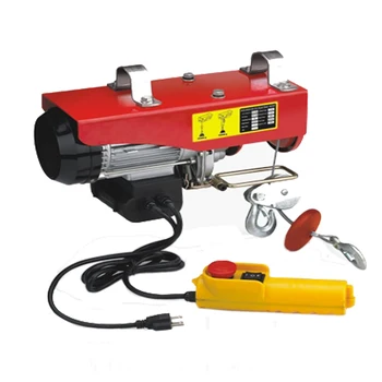 Portable Single Phase 220V HGS-B800 Micro Electric Rope Hoist 