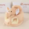 Elefante marrone ovale