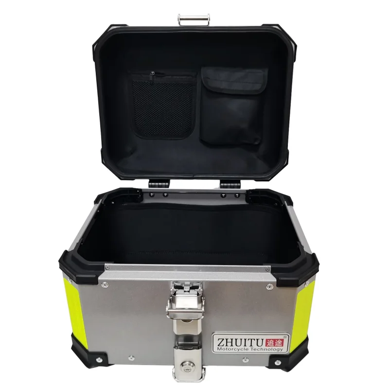 Zhuitu 36L Motorcycle Top Box - Durable Aluminum Pannier