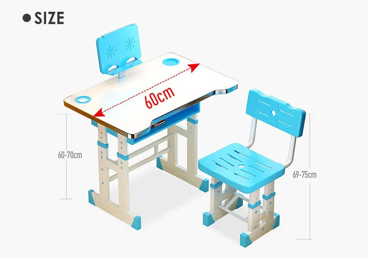 Plastic and  iron Seat Student Desk And Chair School Study Table And Chair Set Cheap School Furniture Chair Desk Set