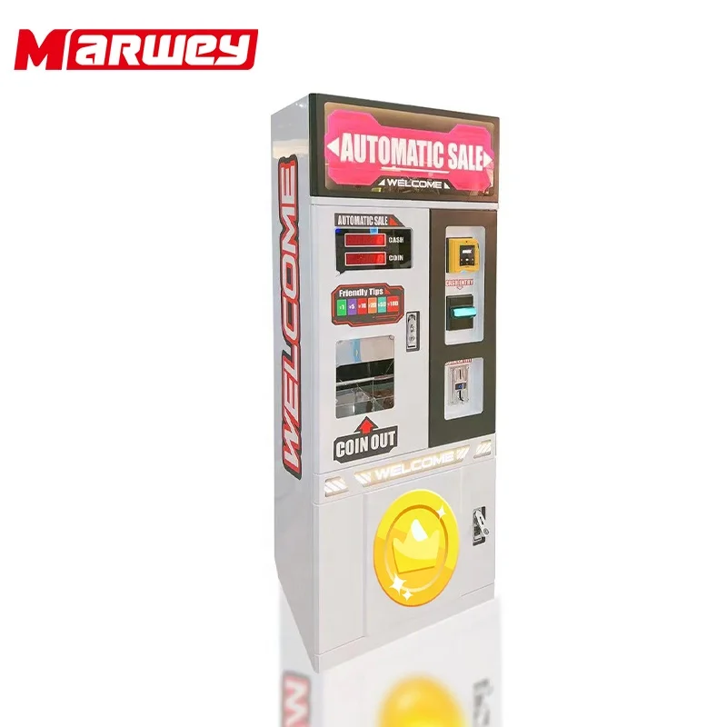 Coin Exchange Machines Customized Automatic Token Change Machine Money