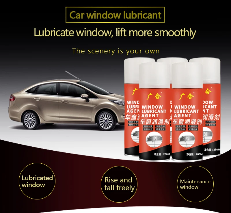 Car Window Lubricant Lifts Electric Glass Window Skylights To Eliminate