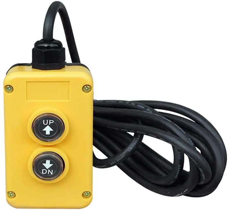 TEMCo HPA002-4 Wire Dump Trailer Remote Control Switch for 12V Double Acting Hydraulic Pumps 