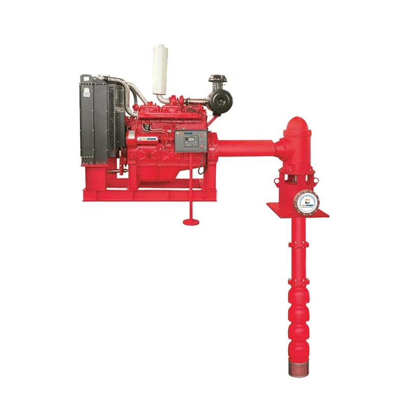 Vertical Turbine Fire Pump with Diesel Engine Multistage Iron and Cast Iron