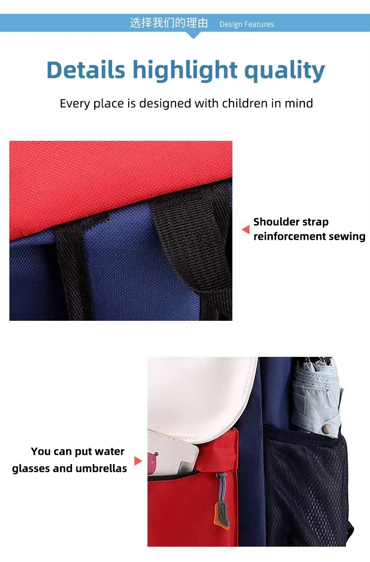 Customized backpack with logo training course gift backpack for primary and secondary school students double-shoulder bag