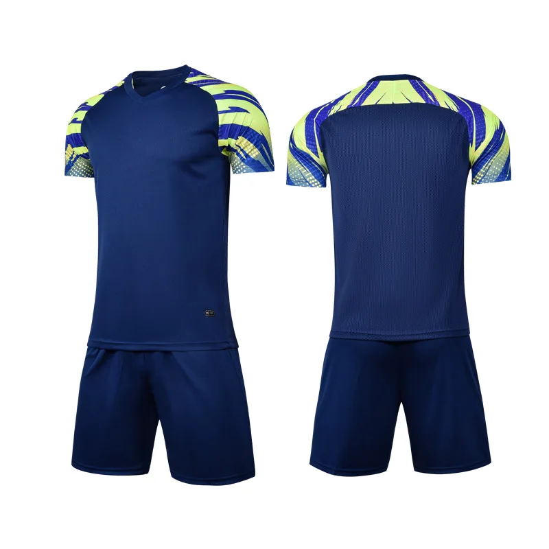 Wholesale Wholesale customize blank plain football jersey set soccer jersey  with logo design From m.