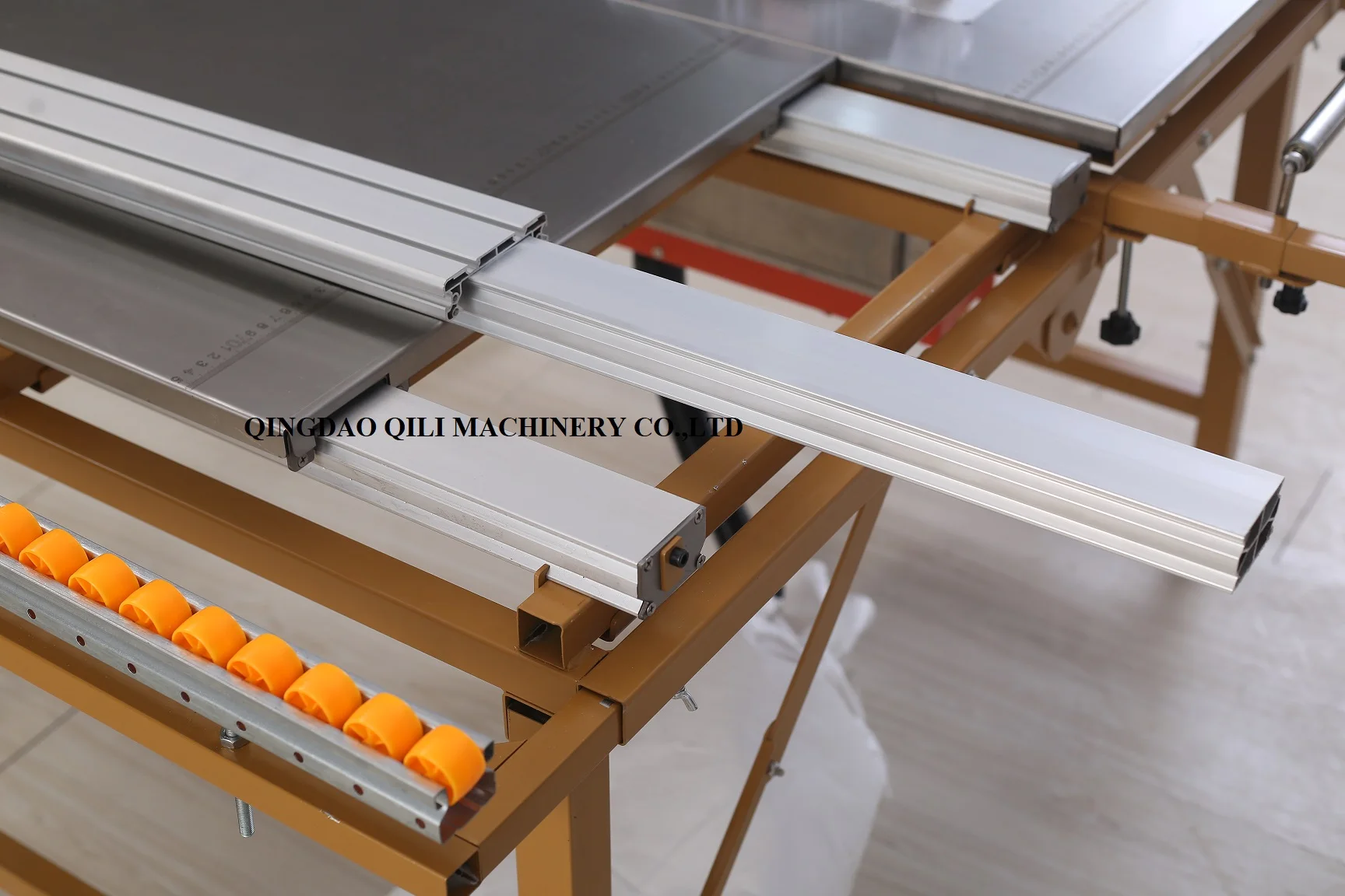 Folding Portable Small Mini Sliding Table Saw 45 Degree Double Blade