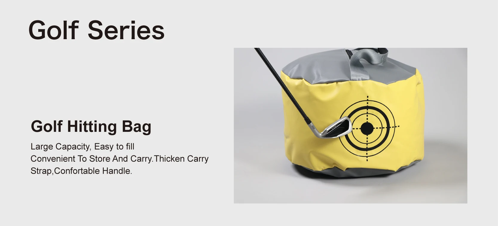 Durable Golf Impact Club Fillable Golf Great Training Aid Bag For Impact Buy Golf Great