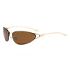Gold Frame Transparent Tea Lens