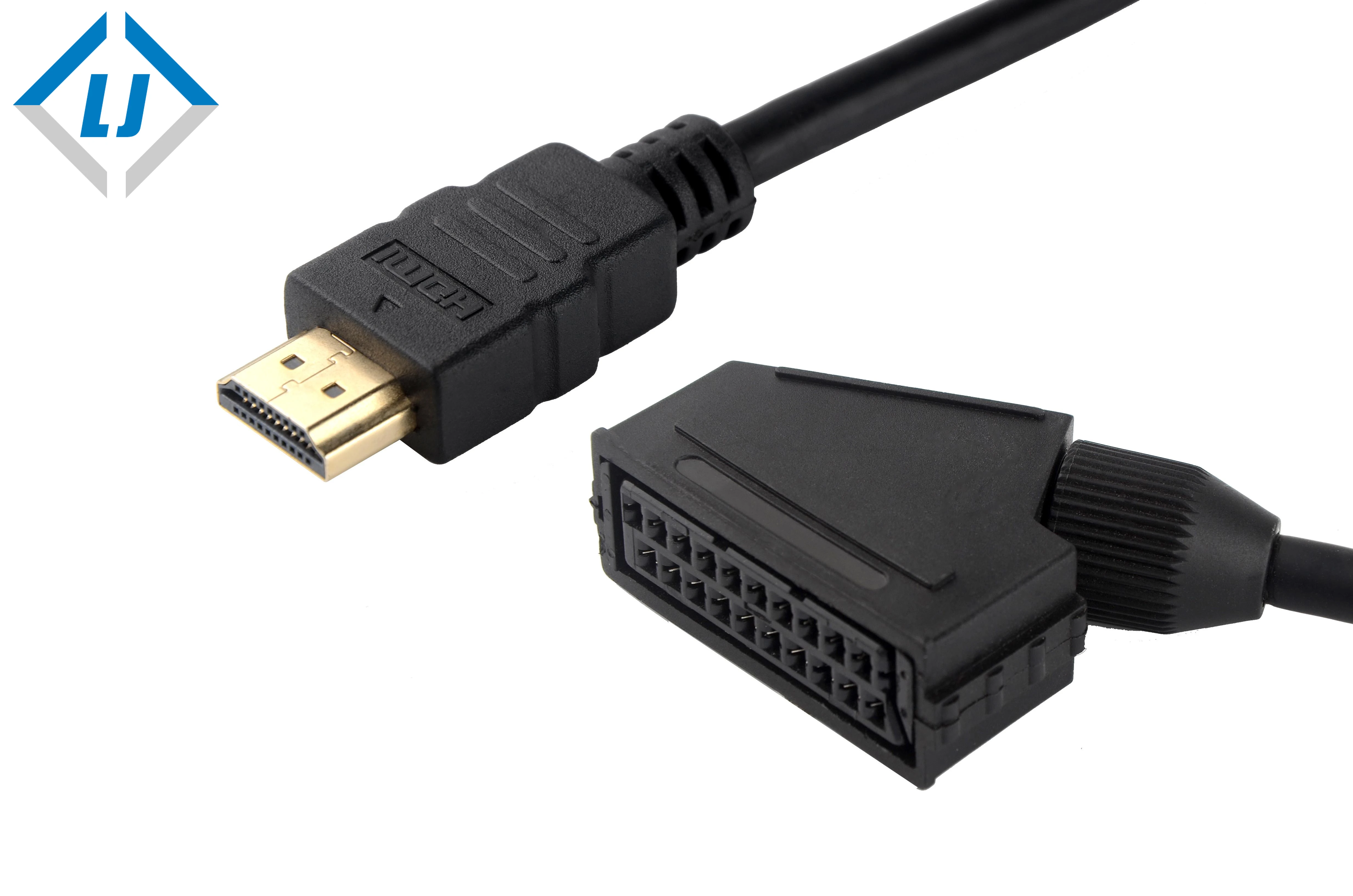 Wholesale LJ Hot sales HDMI to scart cable male to female support Cable for DVD TV From m.alibaba.com