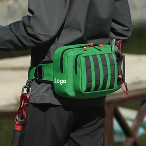 Custom Logo Outdoor Travel Sports Waist Bag Men Multifunctional Waterproof Storage Organizer Pack Single Shoulder Crossbody Bag