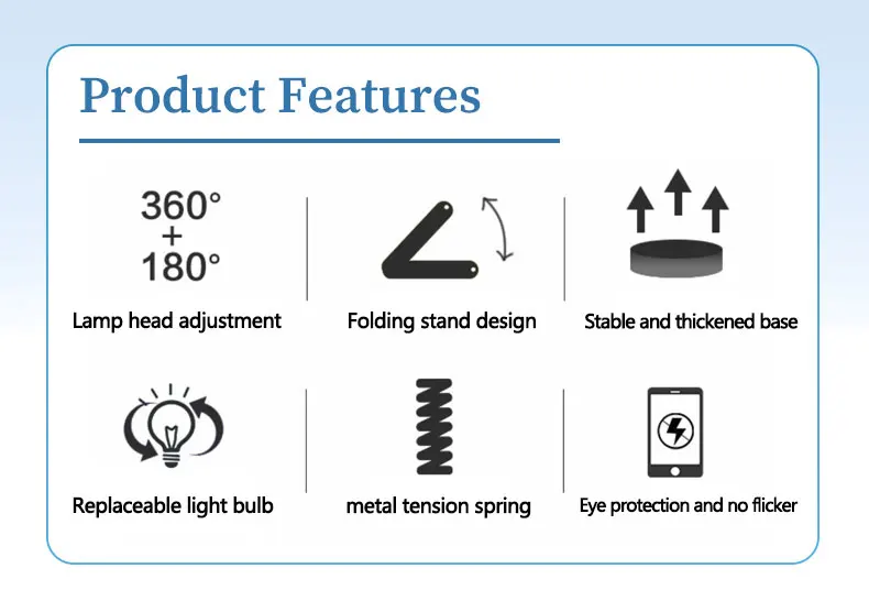 led lamp product features 