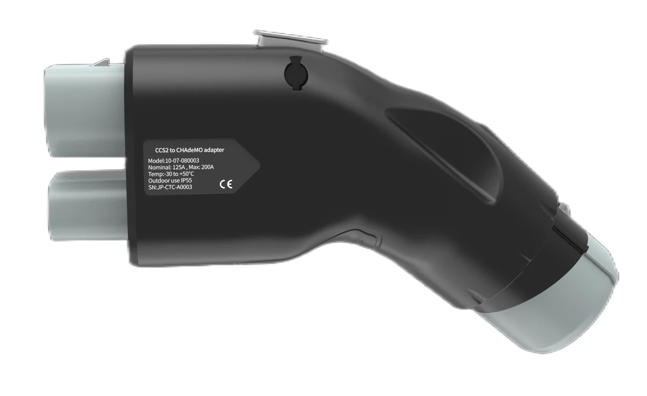 新型CCS2からCHAdeMOアダプター 200A 日産リーフ用 EV充電プラグ