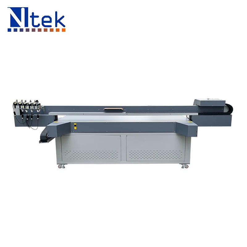 Ntek 3D Inkjet Large Format 2513 Flatbed UV Printer 3D Ceramic Tile Printing Machine