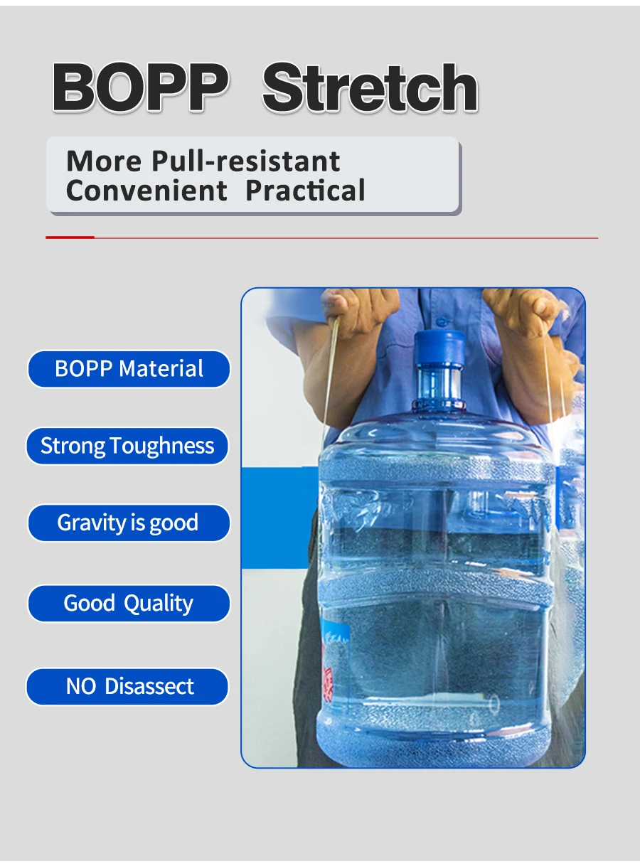 Top Quality Custom Adhesive Tape Waterproof Clear Packing Single Side