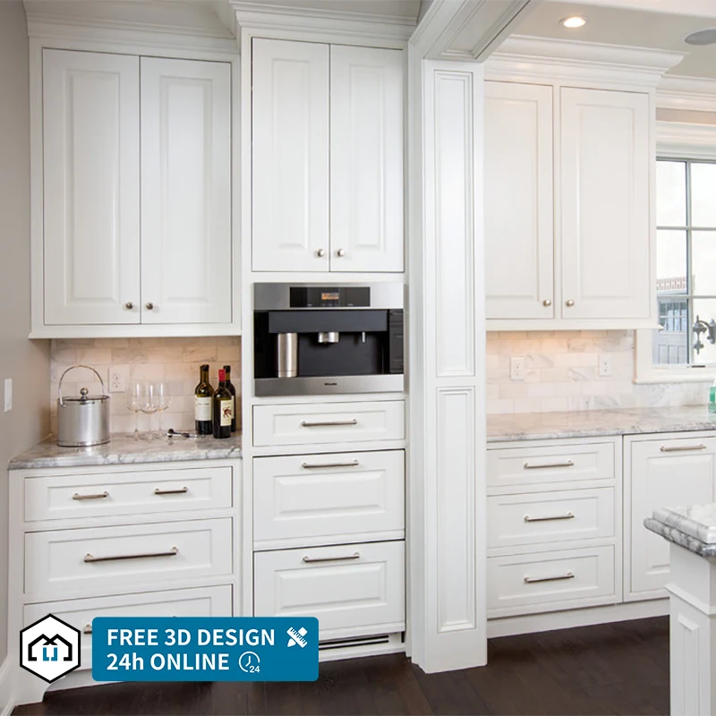 American Standard Flat Pack Kitchen Solid Wood Door Designs