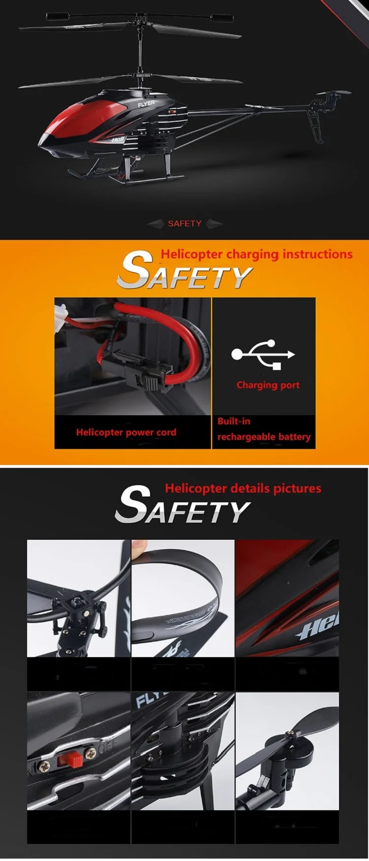 Wholesale 3.5ch Alloy Large Scale Model Aircraft Hover 89cm Big Flying