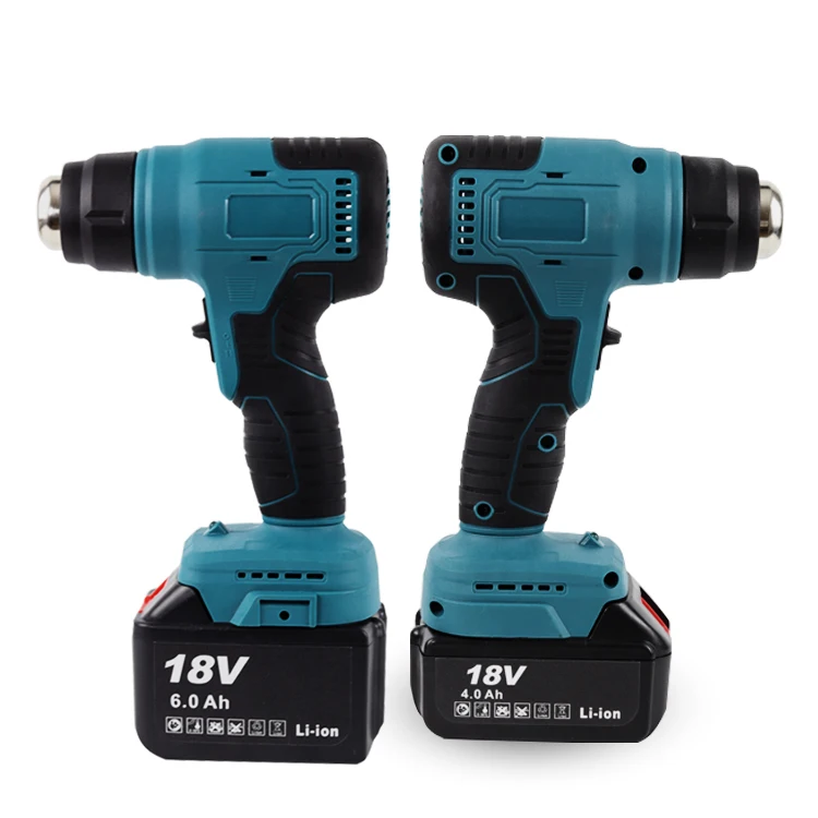 Factory Price Cordless Power Tools 21V Cordless Rechargeable Battery Heating Heat Gun Tool Hot Air Gun Wireless Heat air Gun