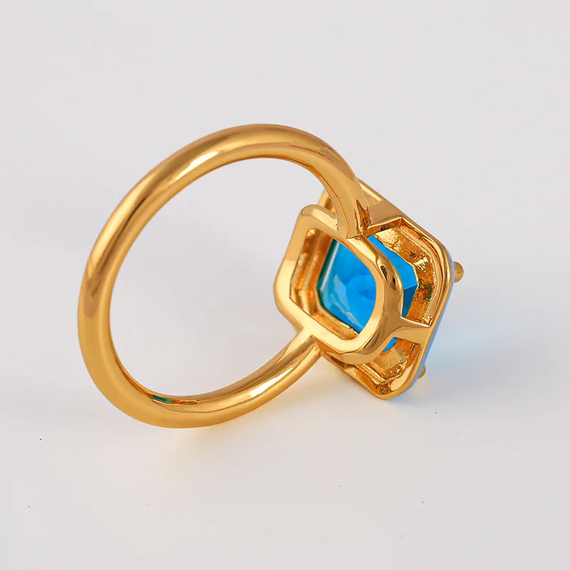 product fashion simple jewelry 2024 hot designer gold plated colored crystal diamond ring for women-6