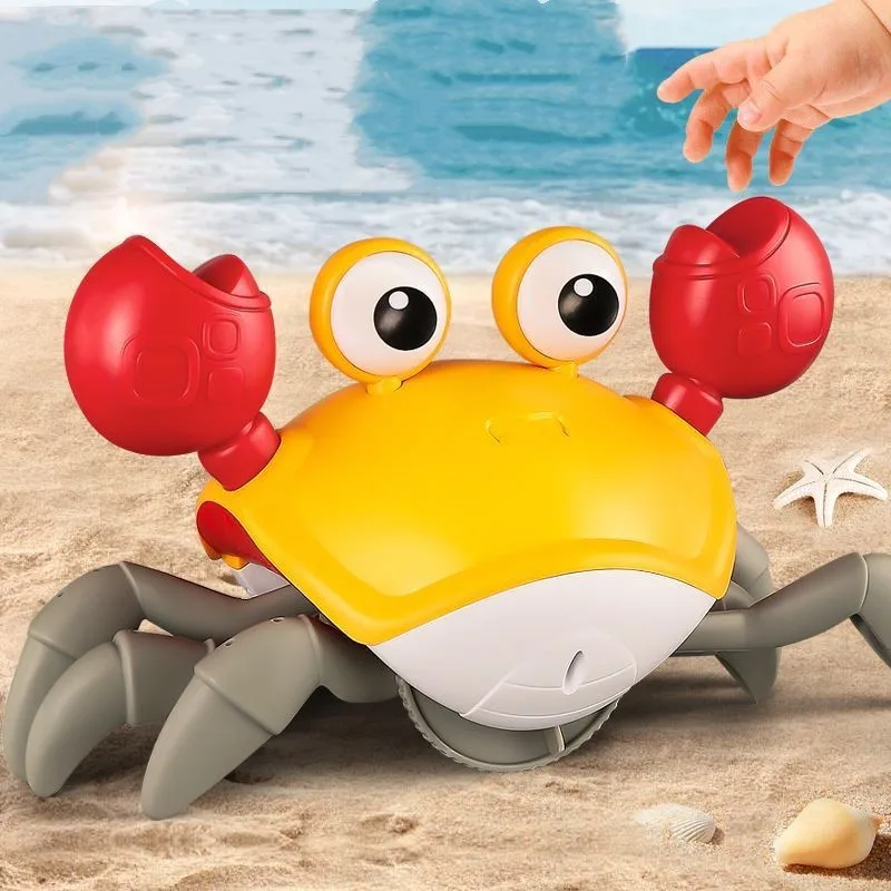 Allogogo Interactive Walking Dancing Toy Electric Crawling Crab Music 