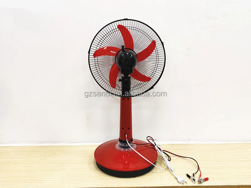 Yemen Market 16 Inch Ac Dc Table Fan 18 Inch Led Light Solar Desk Fan ...
