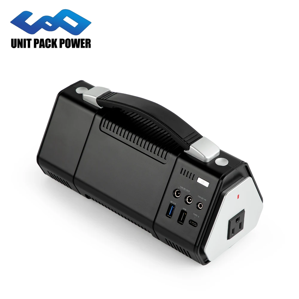 Китайский завод, новый дизайн, портативный источник питания UPS, 100 Вт, портативная электростанция, 155WH, блок питания с литий-ионной батареей 3,7 В, 42 Ач