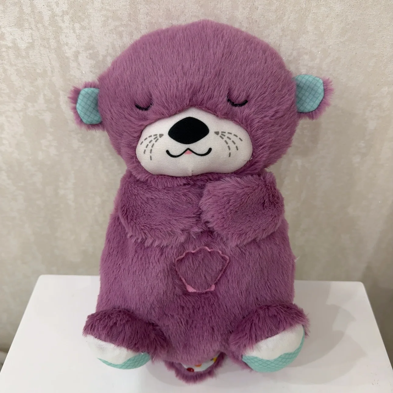 Musical Sleep Plush Bear Toys Gift Newborn Breathing Schlummer Otter