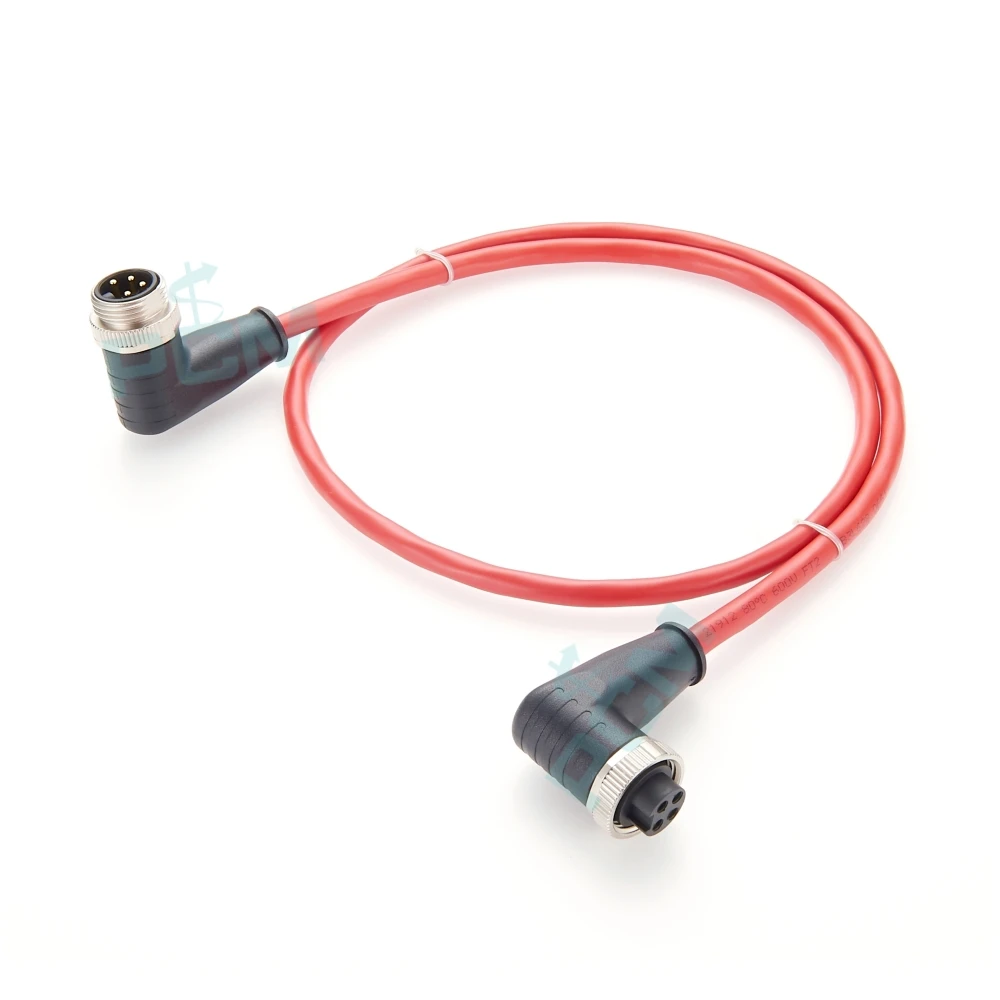 CC-Link Network FieldLink Power Cable with 7/8 inch 4Pin Angle Connector