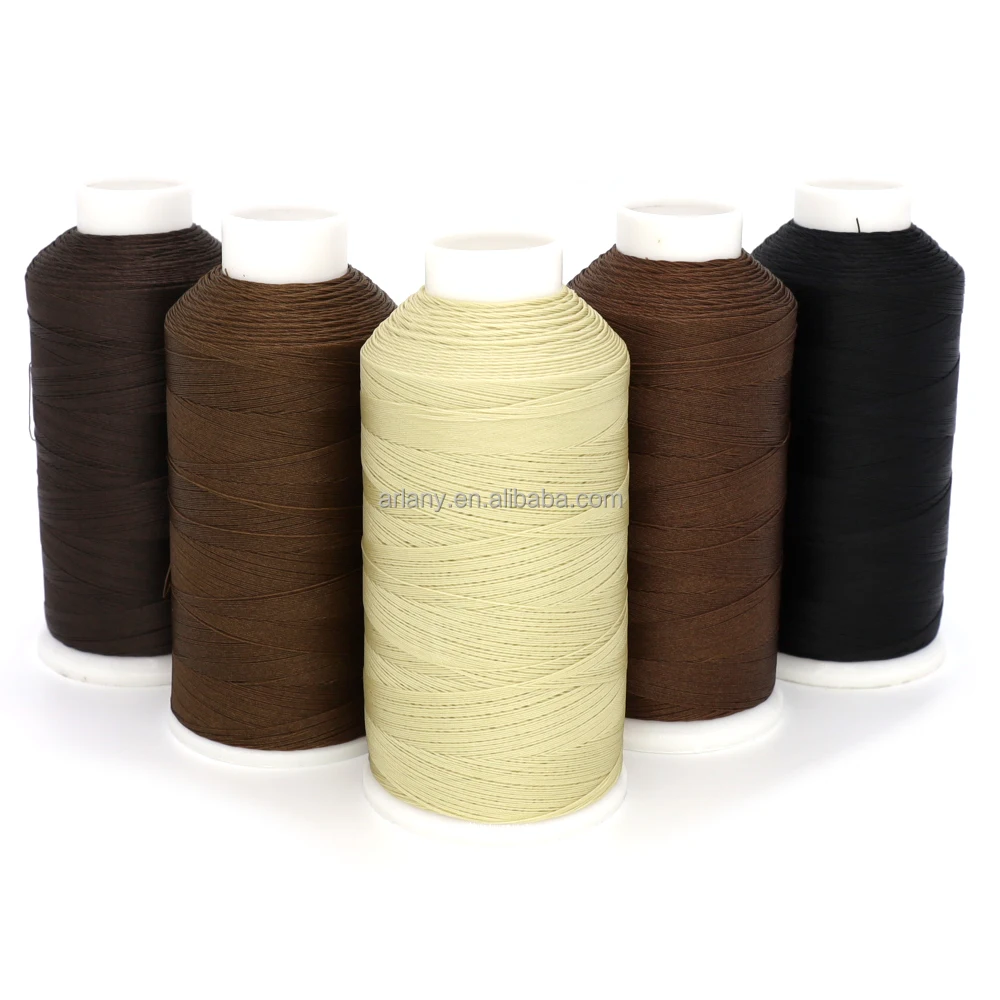 Nylon Bonded Weaving Thread High Strength Nylon Weaving Thread For Sewing  Hair Extensions Wigs