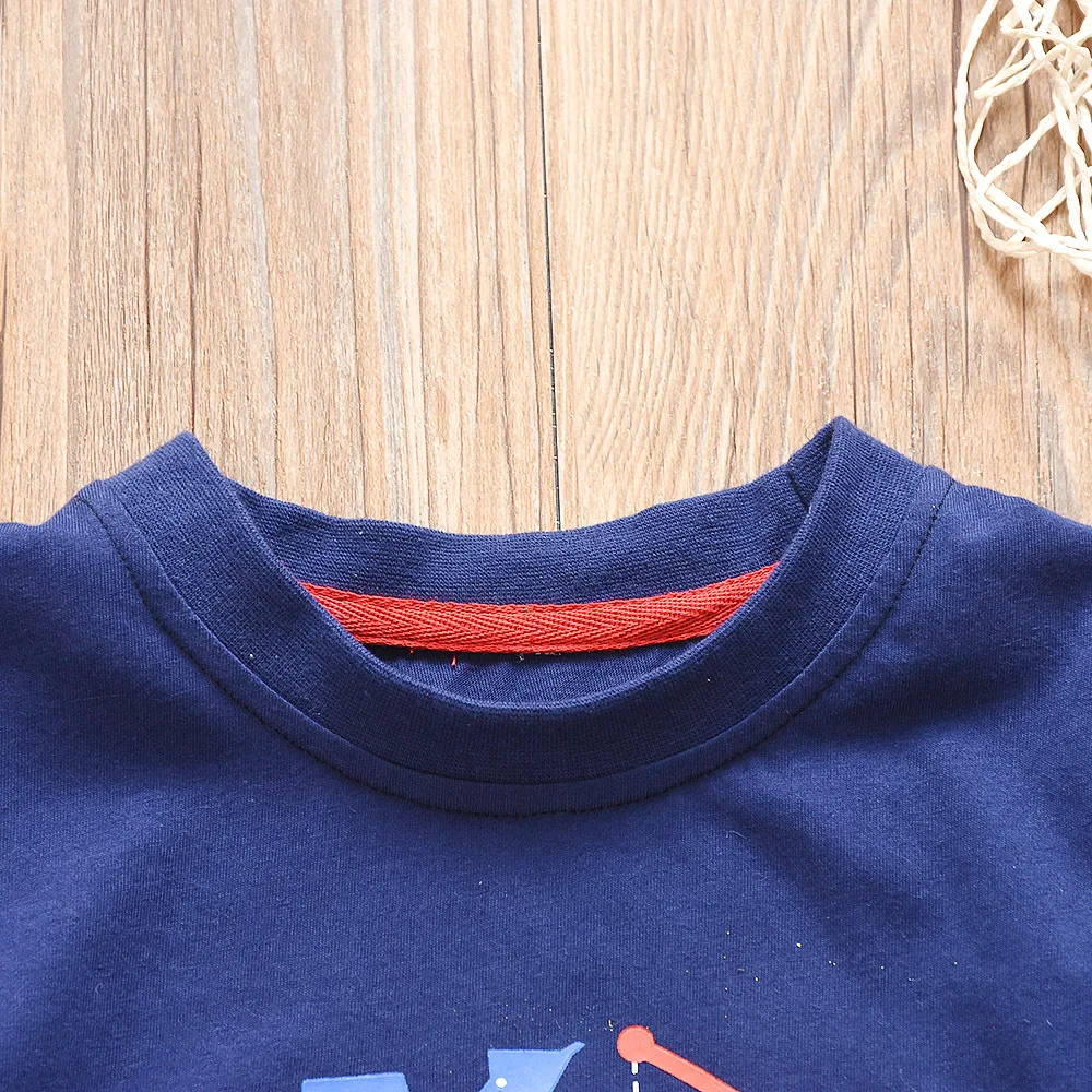 
Новая модная летняя футболка для малышей с коротким рукавом для новорожденных детей оптом 