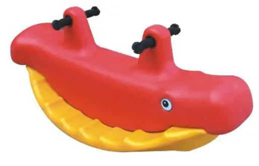 Feelkids PE Plastic Ride-On Rocking Horse Toy for Kids Ages 5-7 Unisex Indoor Amusement Park Use manufacture