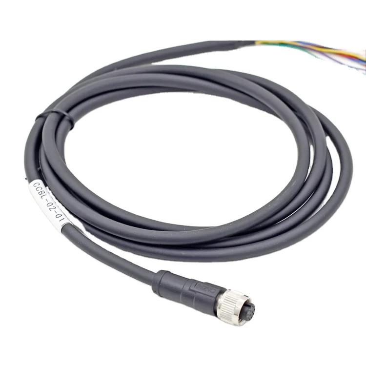 COGNEX Vision Camera Use M12 Female 12pin to Open End 5meter Cable Connector