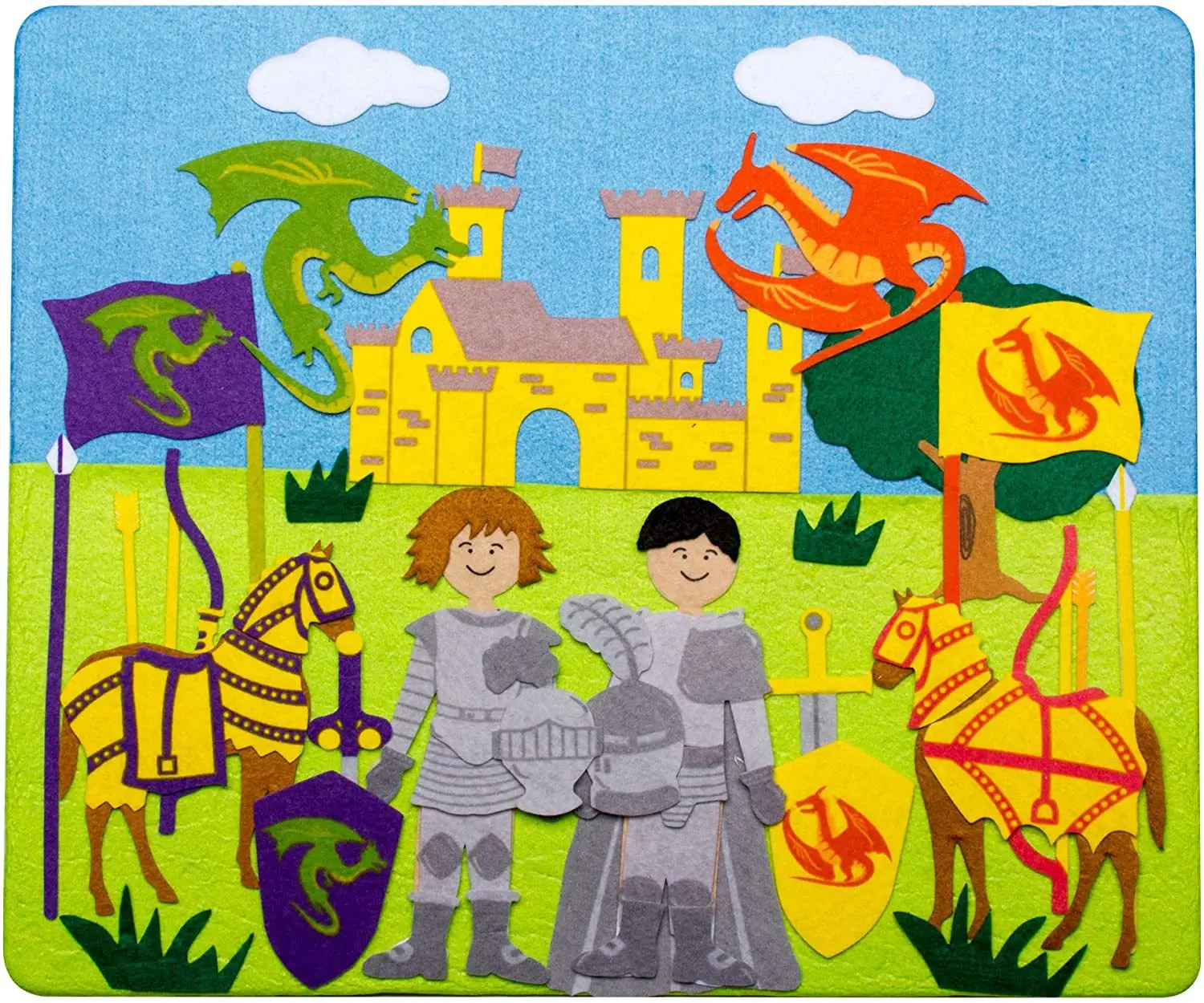 Filz Geschichtenbrett Für Kinder - Kreativitätsspiel Ab 3 Jahren